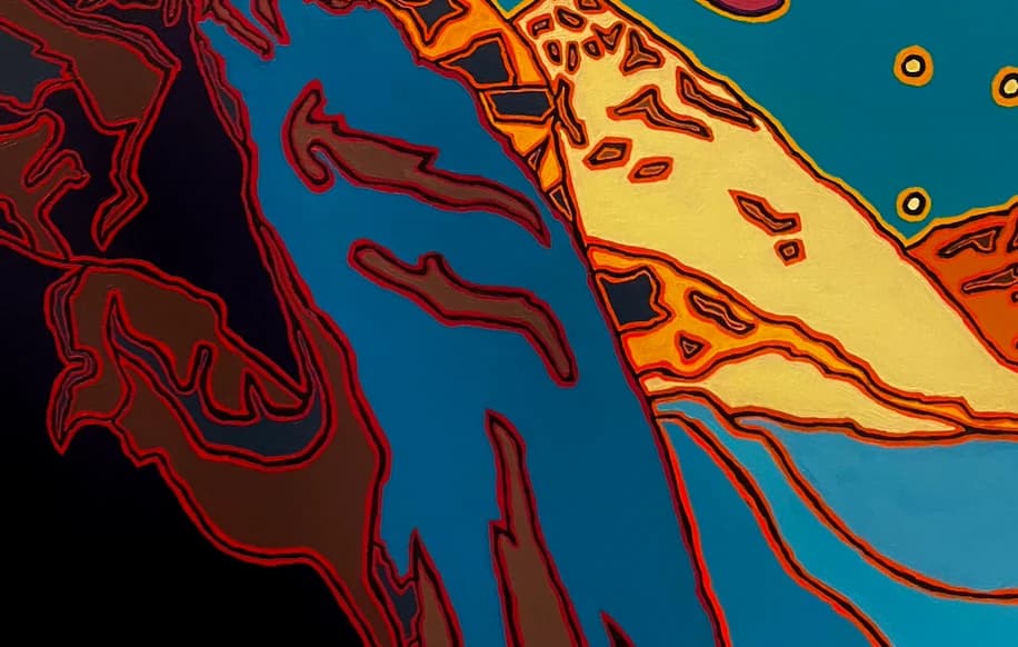 Evening Skier detail 1