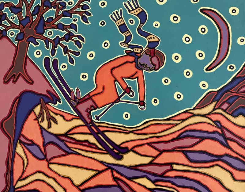 Skiing in the Desert